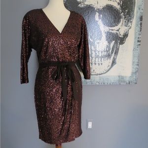 Suzi Chin for Maggy Boutique Sequin Dress